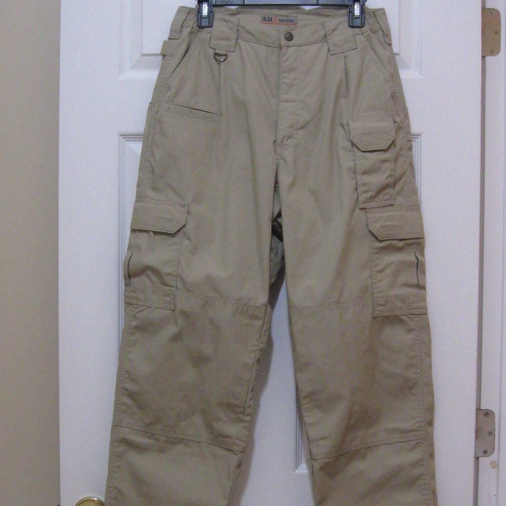 5.11 Tactical Cargo Pants Khaki Beige sz 30/30 Unisex